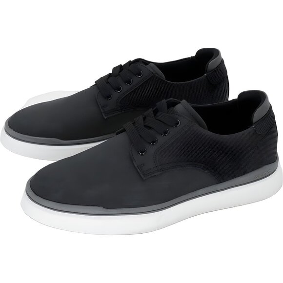 ALDO Grouville Black Lace-Up Low-Top Casual Sneakers Mens US 7.5M - Picture 2 of 6